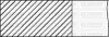 Комплект поршневих кілець (на 1 поршень) FORD Fiesta 1.4 -08 (76.01/STD) (1.2/1.5/2.5) YENMAK (96-09449-000) зображення 1