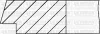 Комплект поршневих колец (на 1 поршень) (77/STD) CITROEN 1.6VTI, BMW 1.6VTI (1.2/1.5/2) бенз. YENMAK (96-09874-000) изображение 2