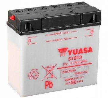 МОТО 12V 19Ah YuMicron Battery (сухозаряжений) YUASA 51913