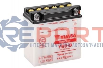 МОТО 12V 9,5Ah YuMicron Battery YB9-B(сухозаряжений) YUASA YB9B (фото 1)