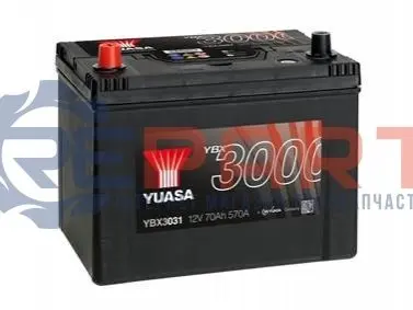 Yuasa 12V 72Ah SMF Battery Japan (1) YUASA YBX3031