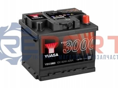 12V 45Ah SMF Battery (0) YUASA YBX3063 (фото 1)