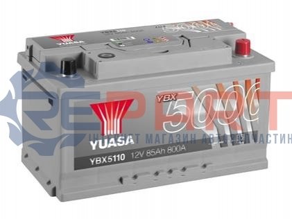 12V 85Ah Silver High Performance Battery (0) YUASA YBX5110