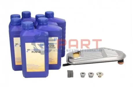 Фото 1 — Фільтр АКПП BMW 3 (E46)/5 (E39)/7 (E38) 2.0-3.0 i -05 (к-кт з прокладкою) ZF (1060298070) Фото Фільтр АКПП BMW 3 (E46)/5 (E39)/7 (E38) 2.0-3.0 i -05 (к-кт з прокладкою) ZF (1060298070) зображення 1