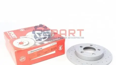 Тормозной диск ZIMMERMANN 100124852