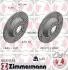 Диск тормозной BLACK Z ZIMMERMANN (100331553) изображение 1