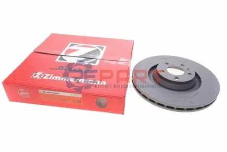 Фото Диск гальмівний (передній) Audi A6 04-11 (347х30) (L) ZIMMERMANN (100.3319.54) зображення 1