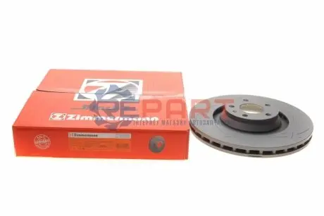Фото Диск гальмівний (передній) Audi A6 04-11 (347х30) (R) ZIMMERMANN (100.3319.55) зображення 1
