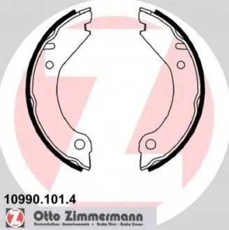 Тормозные колодки ручного тормоза ZIMMERMANN 109901014