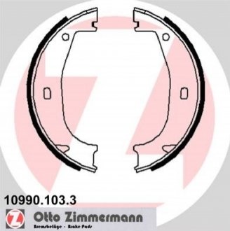 Тормозные колодки ручного тормоза ZIMMERMANN 109901033 (фото 1)