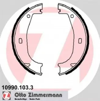 Колодки ручника BMW 3 (E36) 90-00 (160.5x25) ZIMMERMANN 109901033