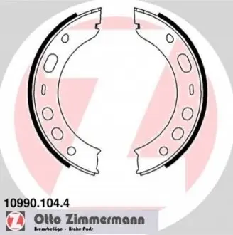 Тормозные колодки ручного тормоза ZIMMERMANN 109901044
