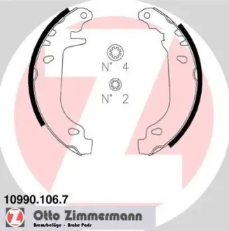 Тормозные колодки.) ZIMMERMANN 109901067
