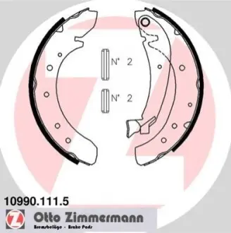 Тормозные колодки.) ZIMMERMANN 109901115