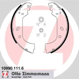 Гальмівні колодки (набір) ZIMMERMANN 109901116 Купити в Україні