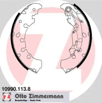 Колодки гальмівні (задні) Opel Corsa 06-/Fiat Punto 99- (барабанні) (203.2x38) ZIMMERMANN 109901138 Купити в Україні