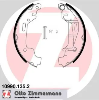 Тормозные колодки.) ZIMMERMANN 109901352