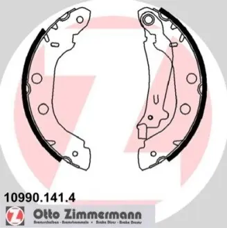 Гальмiвнi колодки барабаннi ZIMMERMANN 109901414 Купити в Україні