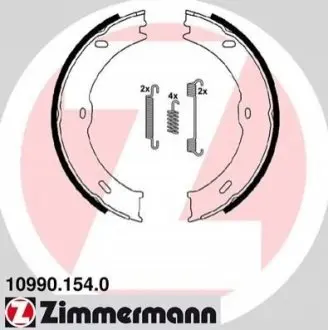 Колодки ручника MB Sprinter/VW Crafter 06- (180x25) ZIMMERMANN 109901540 Купити в Україні