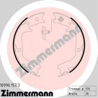 Гальмівні колодки ZIMMERMANN 109901573