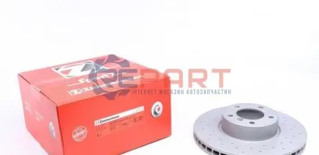 Фото 1 — Диск гальмівний (передній) BMW 5 (E39) 96- (324x30) (з покриттям) (вент.) (з отворами) ZIMMERMANN (150129652) Фото Диск гальмівний (передній) BMW 5 (E39) 96- (324x30) (з покриттям) (вент.) (з отворами) ZIMMERMANN (150129652) зображення 1