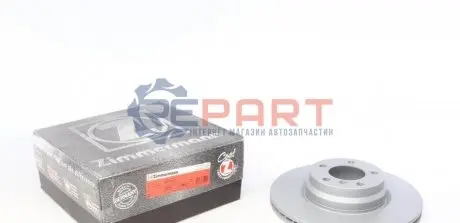 Диск гальмівний (передній) BMW 3 (F30/F31) 11- (330x24) (з покриттям) (вент.) ZIMMERMANN 150290120 Купити в Україні