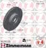 Диск тормозной (передний) BMW 1 (F20/F21)/ 3 (F30/F31)/ 4 (F36) 11- (340x30) PRO+ ZIMMERMANN (150290355) изображение 1