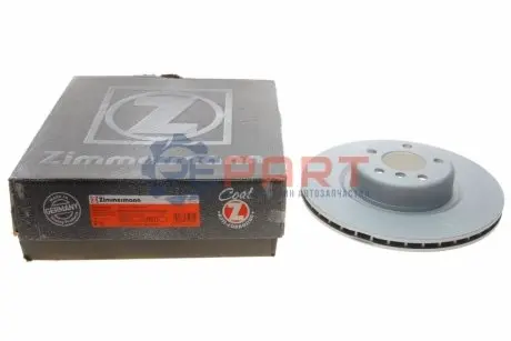 Диск гальмівний (задній) BMW 1 (F20/F21)/3 (F30/F31)/4 (F32/F36) 11- (345x24) (с покрыт.) (в вент.) ZIMMERMANN 150292120 Купити в Україні