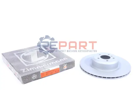Диск гальмівний (задній) BMW X5 (E70/F15/F85)/ X6 (E71/E72/F16/F86) 06-14 (385x24) (з покр) (вентил.) ZIMMERMANN 150294520 Купити в Україні