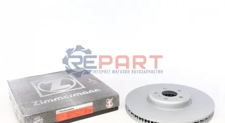 Диск гальмівний (передній) BMW 5 (G30/F90)/7 (G11/G12) (R) (374x36) (з покриттям) (вентильований) ZIMMERMANN 150295520 Купити в Україні