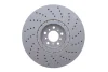 Диск тормозной (передний) BMW X5 M (F15/F85)/X6 M (F16/F86) 14-19 (395x36) (L) (с покрыт.) (вент) ZIMMERMANN (150296770) изображение 3