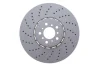 Диск тормозной (передний) BMW X5 M (F15/F85)/X6 M (F16/F86) 14-19 (395x36) (R) (с покрыт.) (вент) ZIMMERMANN (150296870) изображение 1