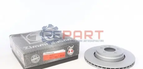 Диск гальмівний (задній) BMW 7 (E65/E66/E67) 01-08 (345x24) (з покриттям) (вентильований) ZIMMERMANN 150341120 Купити в Україні