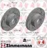 Диск гальмівний (передній) BMW 3 (E90-93) 04-13 (300x24) (з покриттям) PowerDisc ZIMMERMANN (150342753) зображення 1
