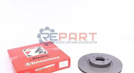 Диск гальмівний (передній) BMW X5 (E70/F15/F85)/X6 (E71/E72/F16/F86) 07- (L) (348x30) (з покр) (вент) ZIMMERMANN 150344854 Купити в Україні