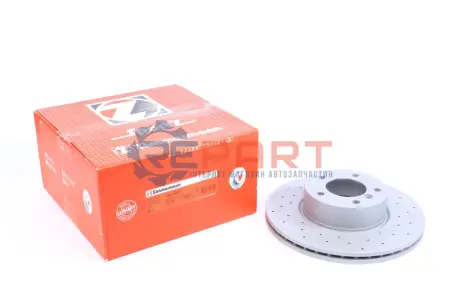 Диск гальмівний (передній) BMW 3 (E90/E91/E93) 05-11/X1 (E84) 09-(312x24) (з покриттям) (з отворами) (вент) ZIMMERMANN 150346752 Купити в Україні