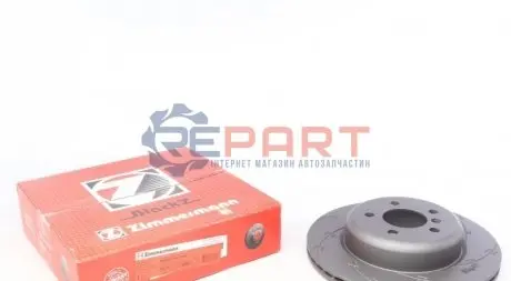 Фото Диск гальмівний (задній) BMW 5 (F10/F11) 09-17 (R) (330x20) (з покриттям) (з прорезом) (вент.) ZIMMERMANN (150348455) зображення 1