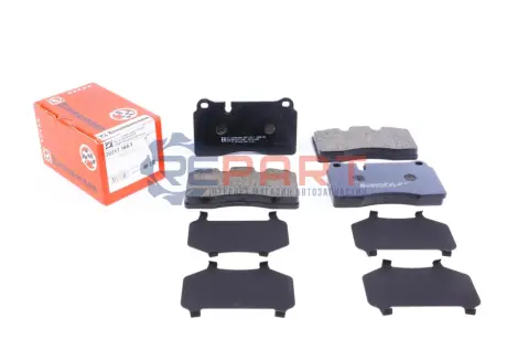Колодки гальмівні (передні) Land Rover Range Rover 2.7D-4.4 03-13 (Brembo) ZIMMERMANN 202171651 Купити в Україні