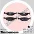 Тормозные колодки, дисковый тормоз.) ZIMMERMANN (206751701) изображение 1