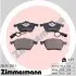 Фото Колодки тормозные дисковые, к-кт ZIMMERMANN (206762001) изображение 1