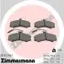 Фото Колодки гальмівні (передні) Citroen C25/Fiat Ducato/Peugeot J5 81-94 (+датчики) ZIMMERMANN (207411901) зображення 1