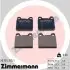 Тормозные колодки, дисковый тормоз.) ZIMMERMANN (207551551) изображение 1
