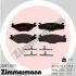 Тормозные колодки, дисковый тормоз.) ZIMMERMANN (208871501) изображение 1