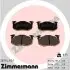 Тормозные колодки, дисковый тормоз.) ZIMMERMANN (209741101) изображение 1