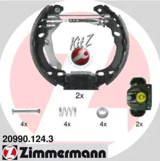 Гальмівні колодки (набір) ZIMMERMANN 209901243