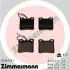 Колодки гальмівні (задні) Peugeot 406 96-04/605 89-11 (+датчики) ZIMMERMANN (212781701) зображення 1