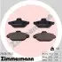 Тормозные колодки, дисковый тормоз.) ZIMMERMANN (214361702) изображение 1