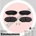 Тормозные колодки, дисковый тормоз.) ZIMMERMANN (215521451) изображение 1