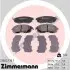 Фото Колодки гальмівні (передні) Nissan Juke/ Pulsar/ Tiida 07- (Sumitomo) ZIMMERMANN (215621701) зображення 1