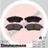 Тормозные колодки, дисковый тормоз.) ZIMMERMANN (216011751) изображение 1